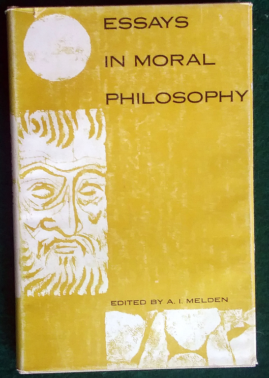 Image for ESSAYS IN MORAL PHILOSOPHY
