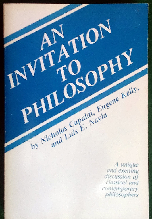 Image for AN INVITATION TO PHILOSOPHY