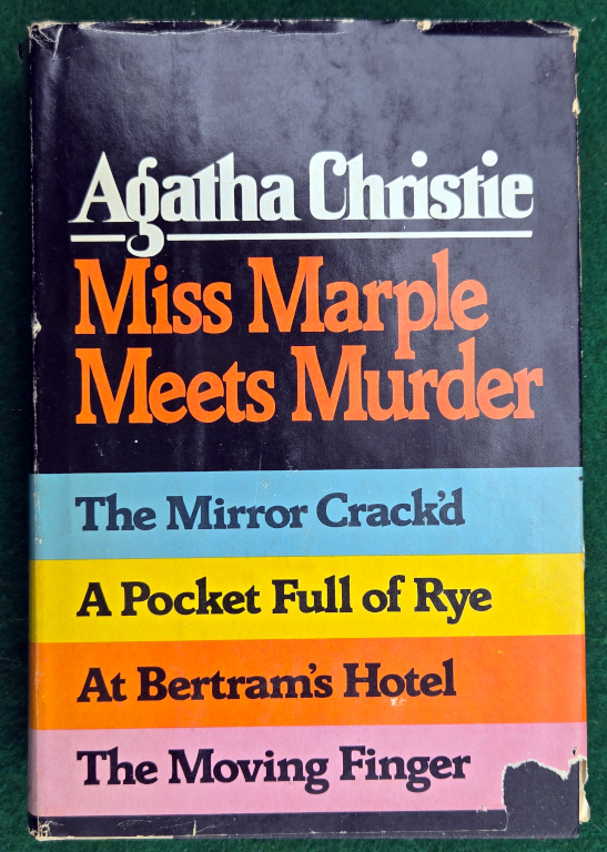 MISS MARPLE MEETS MURDER: THE MIRROR CRACK'D, A POCKET FULL OF RYE, AT BERTRAM'S HOTEL, THE MOVING FINGER