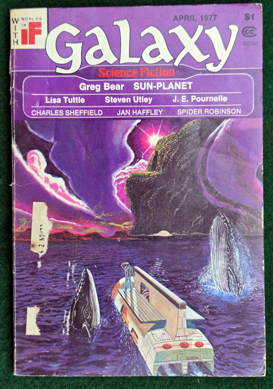 GALAXY SCIENCE FICTION MAGAZINE; APRIL 1977